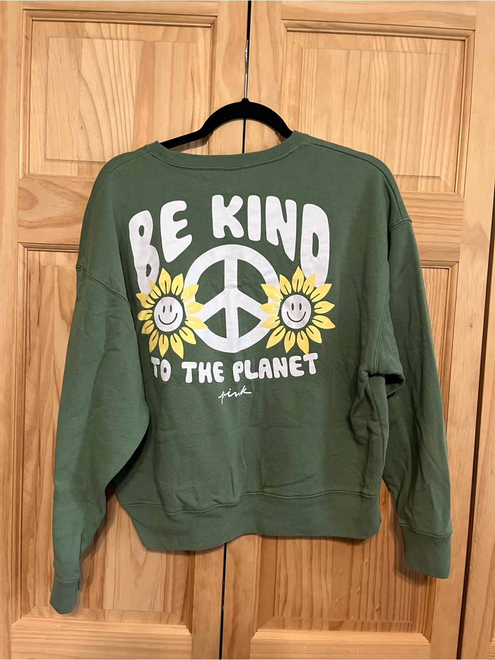 PINK Victoria's Secret Green Sweatshirt